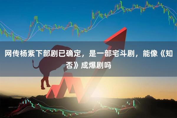 网传杨紫下部剧已确定，是一部宅斗剧，能像《知否》成爆剧吗
